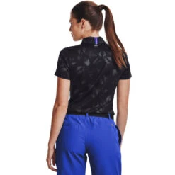 Under Armour Ladies Zinger Blur Golf Shirt 1373638 -Golf Clothing Shop 1373638 002 BC