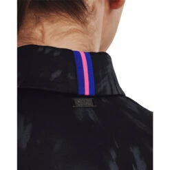 Under Armour Ladies Zinger Blur Golf Shirt 1373638 -Golf Clothing Shop 1373638 002 BCKDET