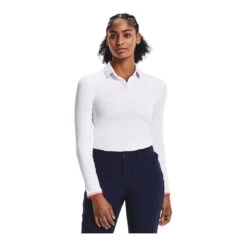 Under Armour Ladies Zinger LS Golf Shirt 1366351 -Golf Clothing Shop Armour Ladies Zinger Golf Shirt 1366351 109