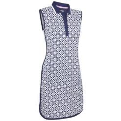 Callaway Ladies Geo Printed S/L Golf Polo Dress CGDKC014