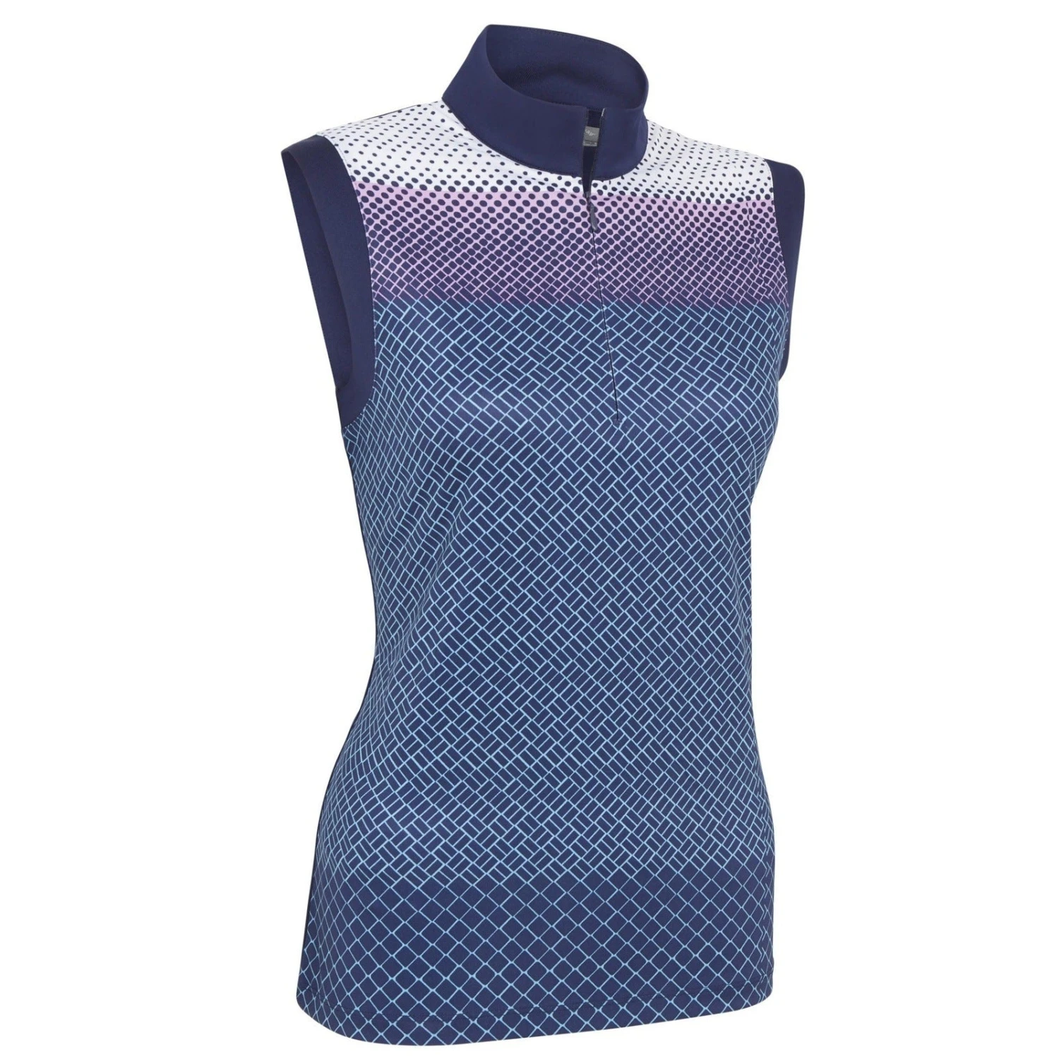 Callaway Ladies Gradient Printed S/L Golf Polo Shirt CGKSC015 1 Callaway Ladies Gradient Printed S/L Golf Polo Shirt CGKSC015