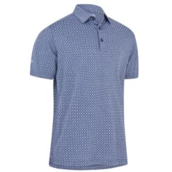 Callaway Soft Touch Micro Print Golf Polo Shirt CGKSC0K4
