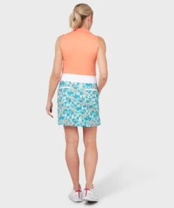 Callaway Ladies Cubist Oranges Printed Golf Skort CGKBSC21 7 Callaway Ladies Cubist Oranges Printed Golf Skort CGKBSC21 -Golf Clothing Shop Callaway Ladies Cubist Oranges Printed Golf Skort CGKBSC 1
