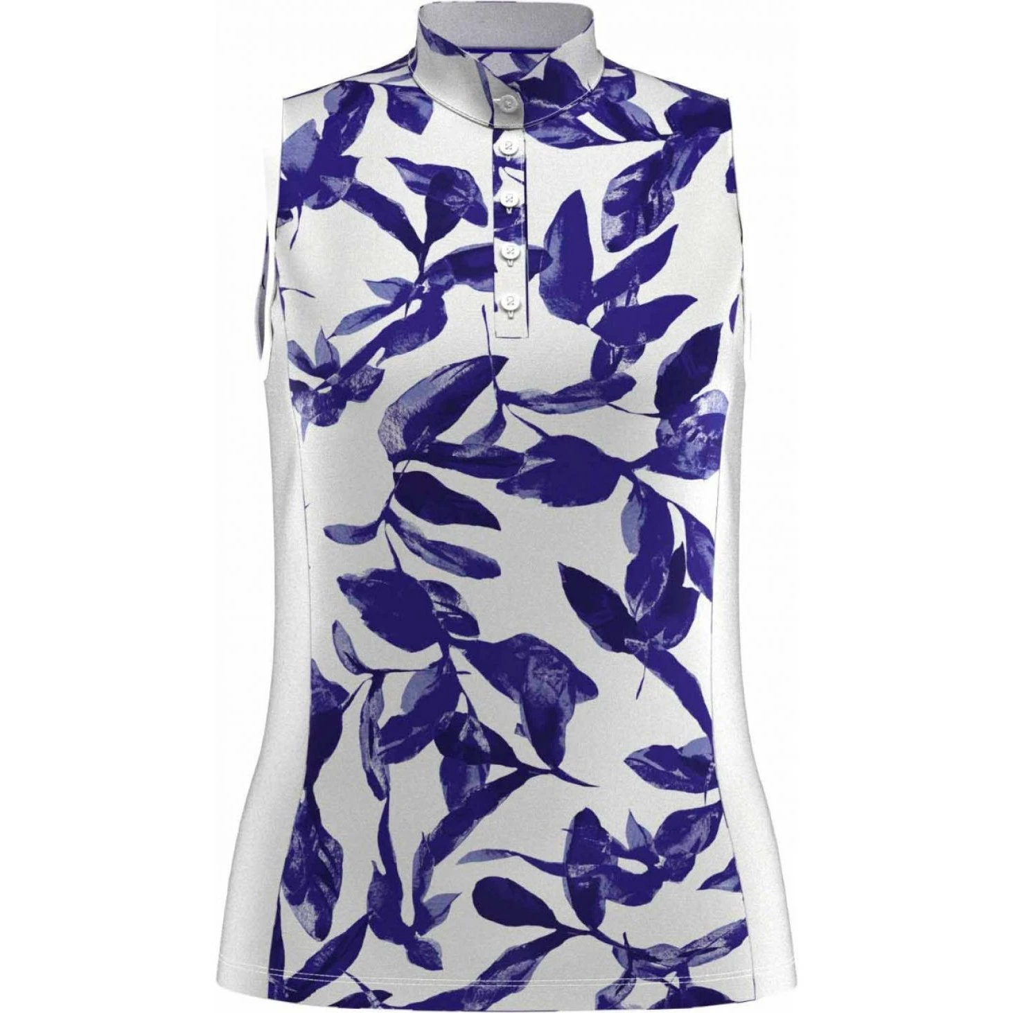Callaway Ladies Floral Sleeveless Golf Polo CGKSB0Y1 1 Callaway Ladies Floral Sleeveless Golf Polo CGKSB0Y1