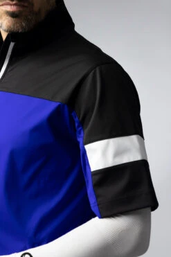 Sunderland Cortina Half Sleeve Golf Windshirt SUNMW85 -Golf Clothing Shop Cortina Closeup Sleeve