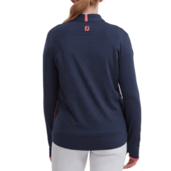 FootJoy Ladies Tonal Stripe Golf Mid Layer 88472 -Golf Clothing Shop FJ 88472 03