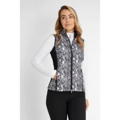 Green Lamb Ladies Giselle Printed Quilted Golf Gilet AG21899 9 Green Lamb Ladies Giselle Printed Quilted Golf Gilet AG21899 -Golf Clothing Shop Green Lamb Ladies Giselle Printed Quilted Gilet AG21899 162