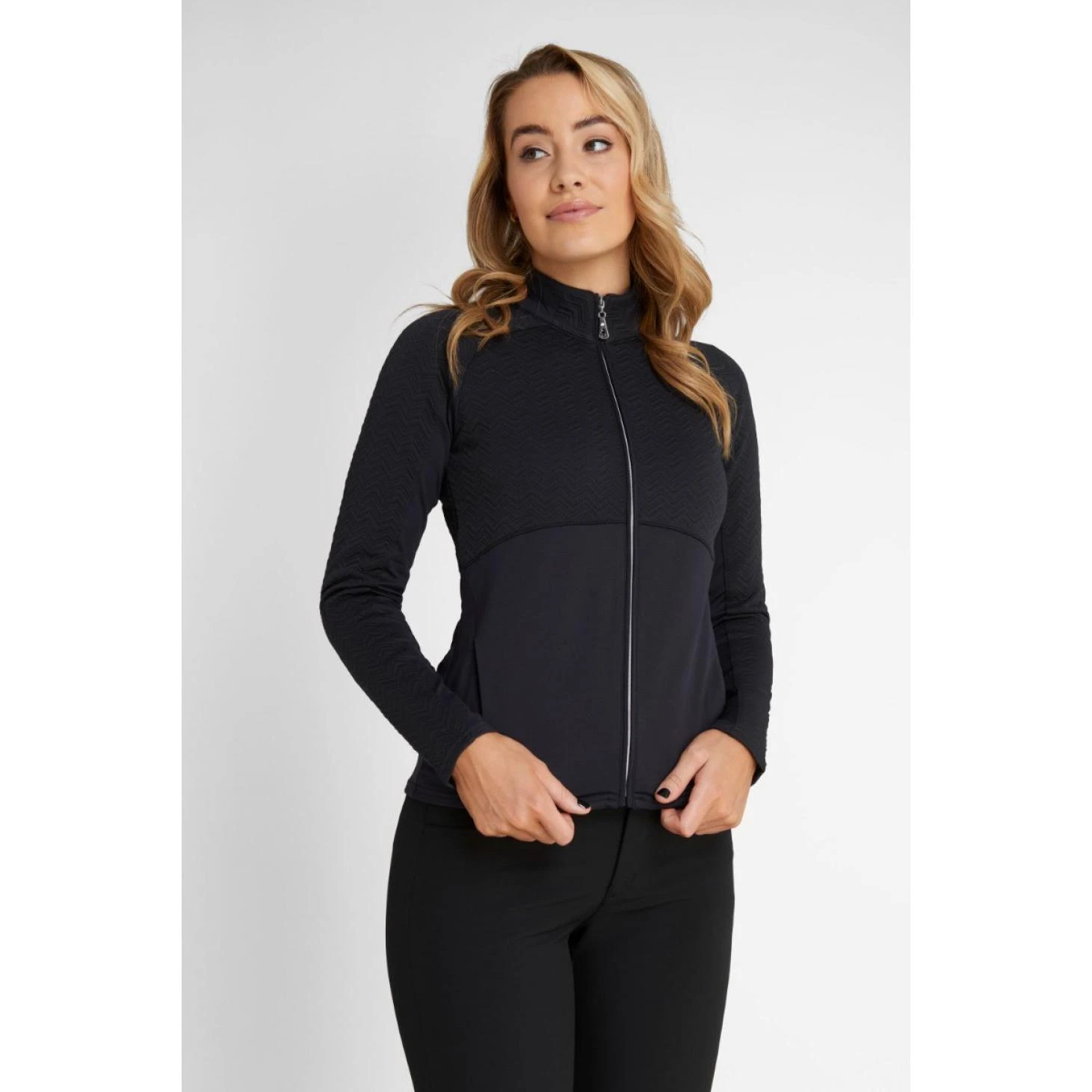 Green Lamb Ladies Glena Zigzag Golf Jacket AG21895 5 Green Lamb Ladies Glena Zigzag Golf Jacket AG21895 - Image 5