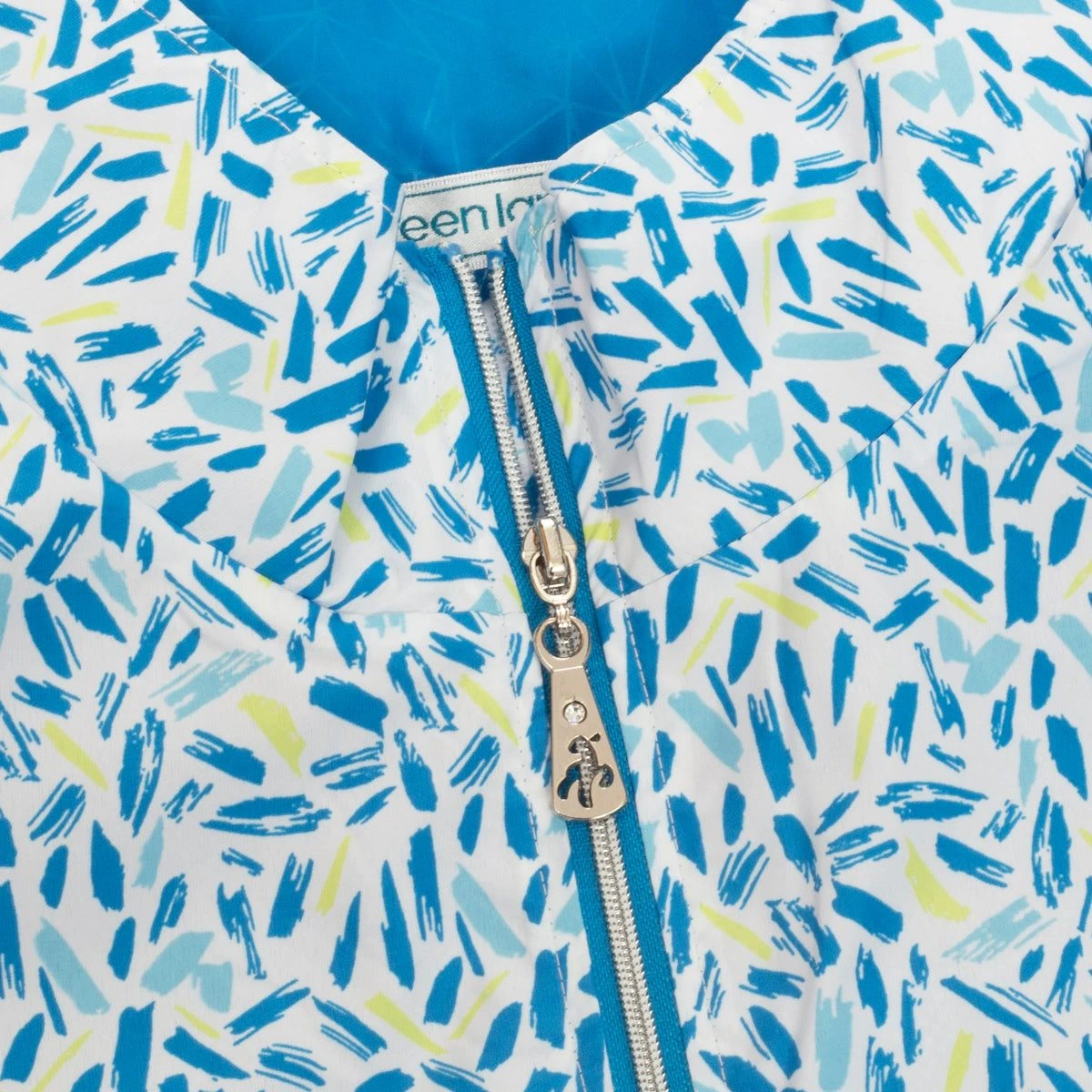 Green Lamb Ladies Keela Printed Golf Windbreaker SG22931 3 Green Lamb Ladies Keela Printed Golf Windbreaker SG22931 - Image 3