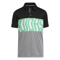 Adidas Junior Print Colorblock Polo Shirt H38824