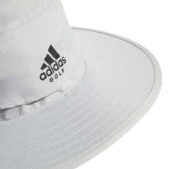 Adidas UPF Sun Golf Hat H57160 7 Adidas UPF Sun Golf Hat H57160 -Golf Clothing Shop H57160 4 HARDWARE Photography DetailView2 white