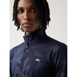 J.Lindeberg Luke Half Zip Golf Mid Layer SMJS04437 -Golf Clothing Shop J Lindeberg Luke Half Zip Golf Mid Layer SMJS 6
