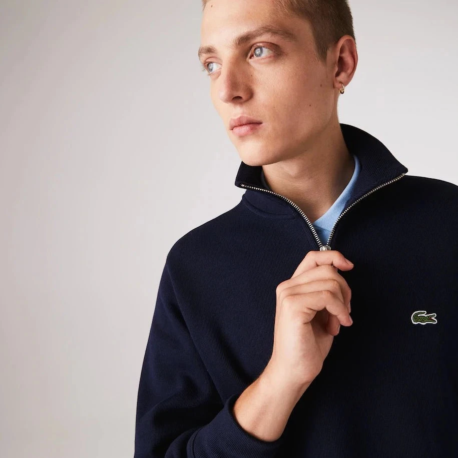 Lacoste Classic 1/2 Zip Golf Mid Layer SH1927 4 Lacoste Classic 1/2 Zip Golf Mid Layer SH1927 - Image 4