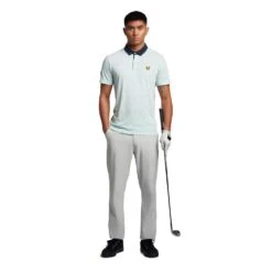 Lyle & Scott Jacquard Golf Polo Shirt SP1562G -Golf Clothing Shop Lyle Scott Jacquard Golf Polo Shirt SP 10