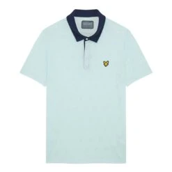 Lyle & Scott Jacquard Golf Polo Shirt SP1562G -Golf Clothing Shop Lyle Scott Jacquard Golf Polo Shirt SP 4