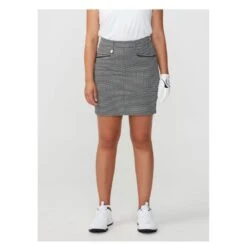 Rohnisch Ladies Smooth Golf Skort 110183 Black/white/check 8 Rohnisch Ladies Smooth Golf Skort 110183 Black/white/check -Golf Clothing Shop Rohnisch ladies Smooth Golf Skort 110183 black white check 202