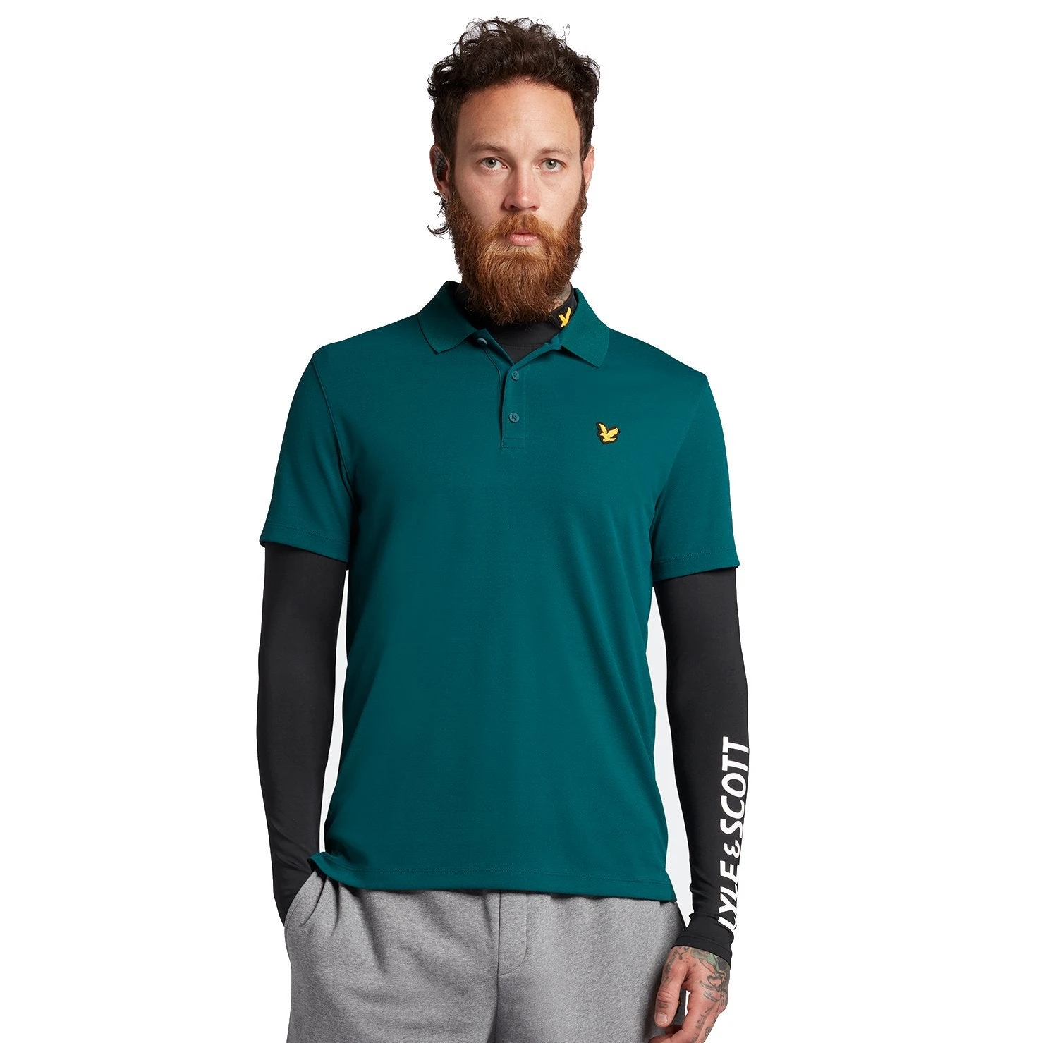 Lyle & Scott Tech Golf Polo Shirt SP1760G 1 Lyle & Scott Tech Golf Polo Shirt SP1760G
