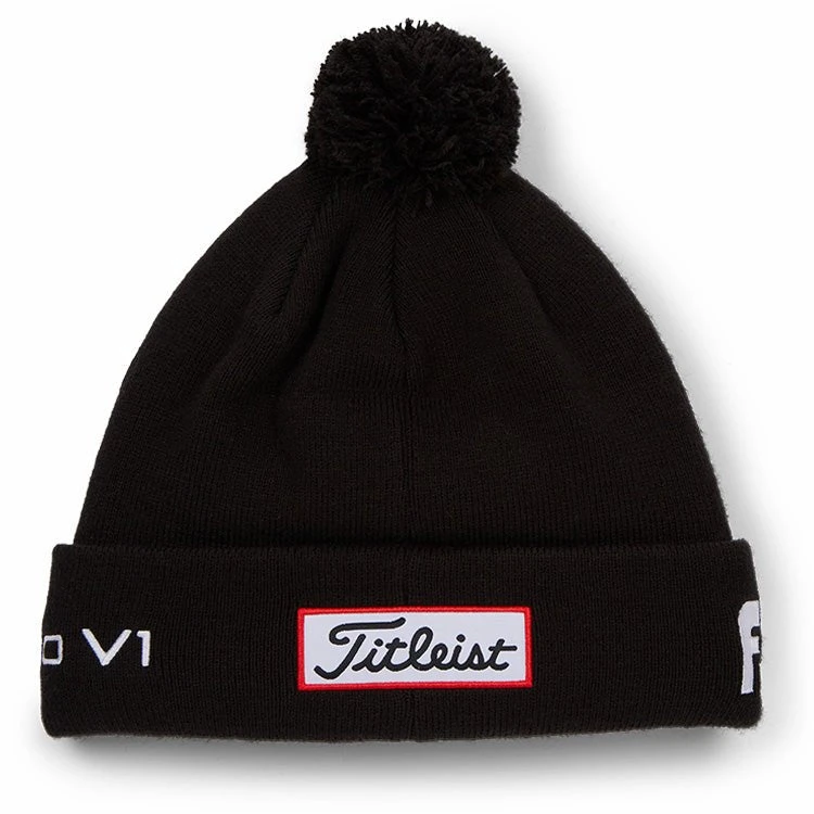 Titleist Tour Pom Pom Golf Beanie TH22WTP 2 Titleist Tour Pom Pom Golf Beanie TH22WTP - Image 2