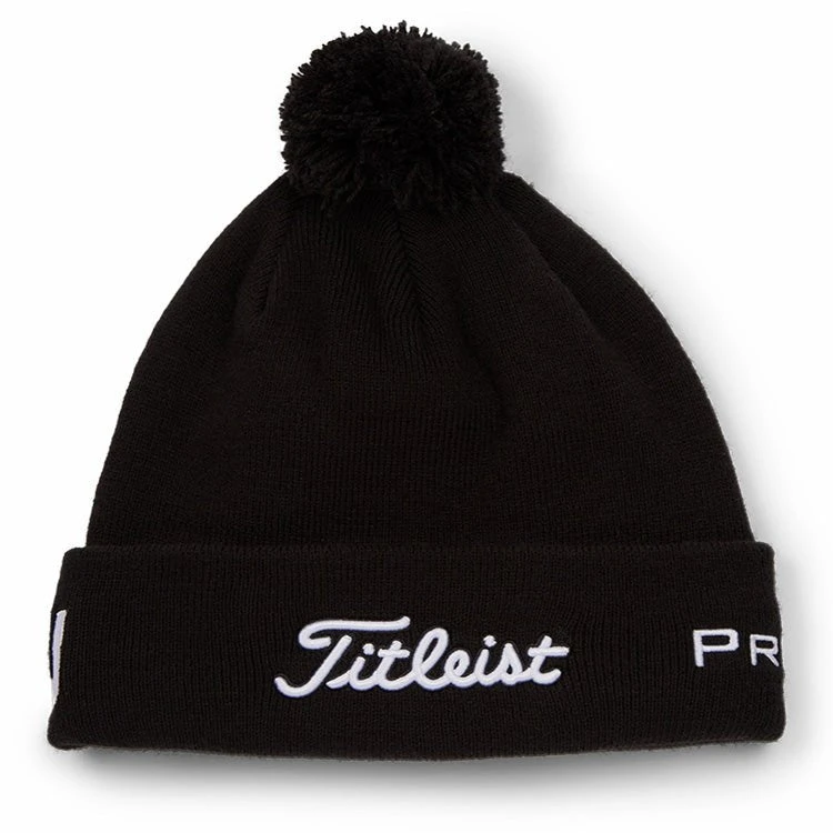Titleist Tour Pom Pom Golf Beanie TH22WTP 1 Titleist Tour Pom Pom Golf Beanie TH22WTP