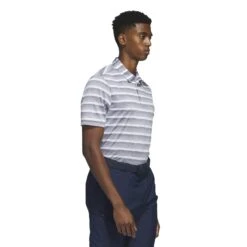 Adidas 2-Colour Stripe Golf Polo Shirt IA5444 6 Adidas 2-Colour Stripe Golf Polo Shirt IA5444 -Golf Clothing Shop adidas 2 Colour Stripe Golf Polo Shirt IA5444 1