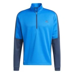 Adidas Colourblock Primegreen 1/4 Zip Golf Top HE5452